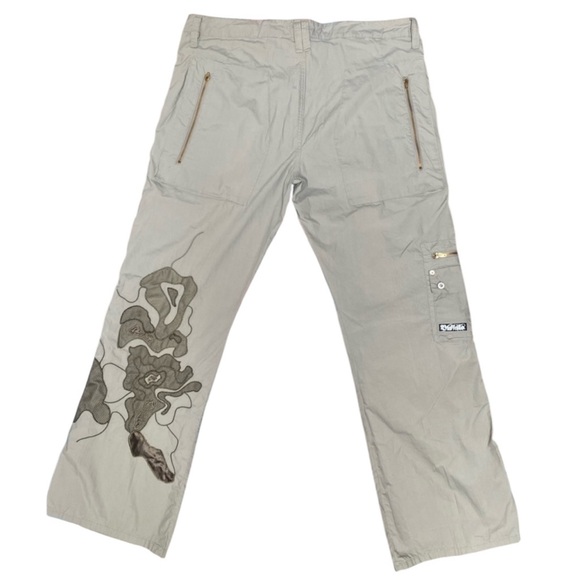Vintage Y2K Buffalo David Bitton Camo Trim Cargo Pants size 38 - Picture 1 of 14